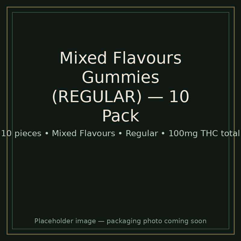 Mixed Flavours Gummies (REGULAR) — 10 Pack