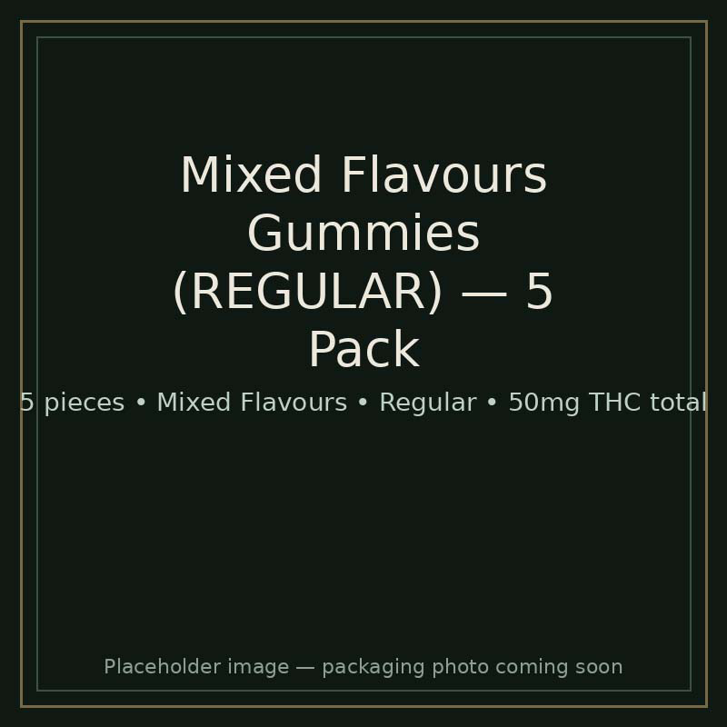 Mixed Flavours Gummies (REGULAR) — 5 Pack