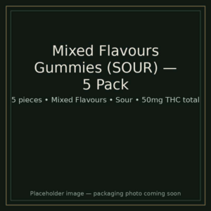Mixed Flavours Gummies (SOUR) — 5 Pack