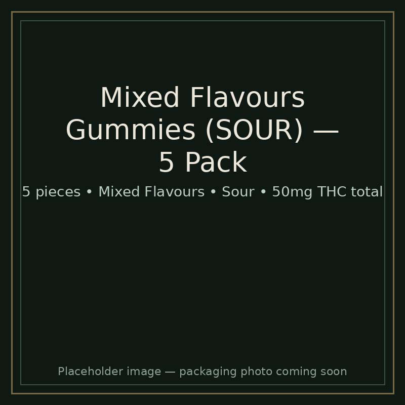Mixed Flavours Gummies (SOUR) — 5 Pack